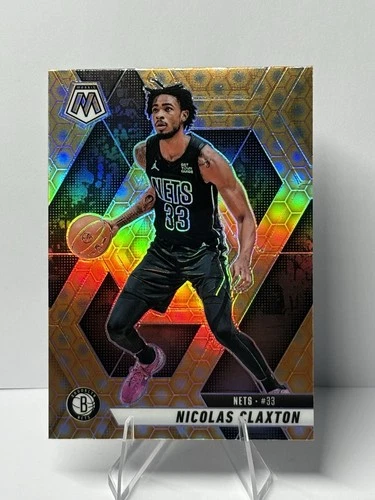 2024-25 Panini Mosaic Nicolas Claxton Honeycomb Mosaic Prizm SSP #106 Nets