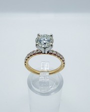 1.70ct GIA Certified Natural Diamond Engagement Ring   14K Gold