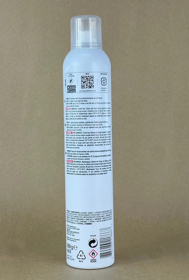 L'oreal Tecni Art. Extreme Lacquer Extreme Hold Hairspray  Force 6  10.2 oz - Image 2 of 2