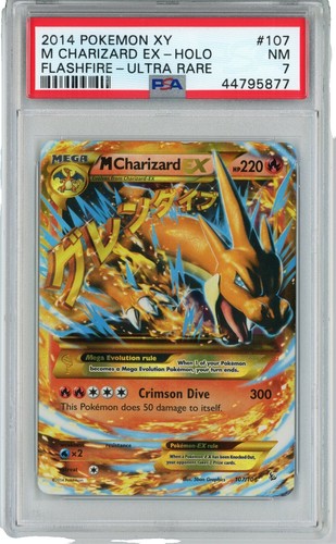 Pokemon XY Flashfire M Charizard EX 107/106 PSA 7 Secret Rare | eBay