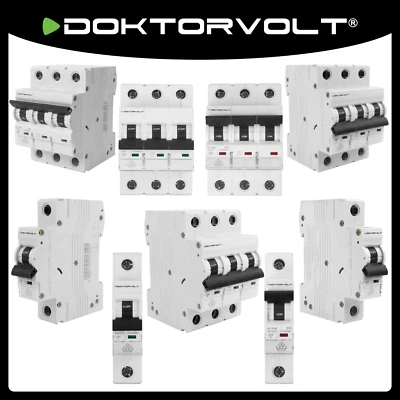 DOKTORVOLT Leitungsschutzschalter B/C MCB 10kA 1P/3P 6A 10A 16A 32A 63A LS-Schalter VDE