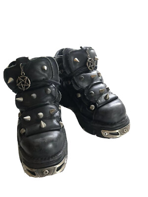 靴 newrock M-110-S1 New Rock Ankle Boot Metallic M-110-S1 – Posers Hollywood