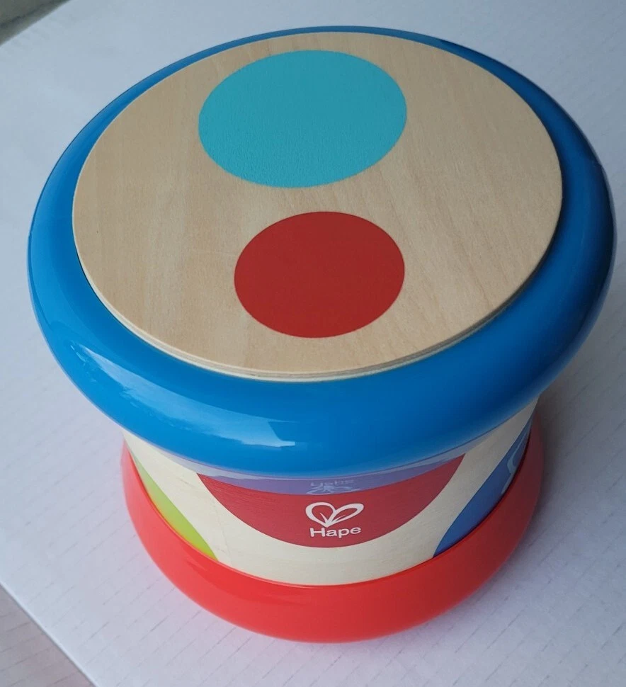 HAPE Baby Drum Toddler Musical Electronic Rolling Toy 6 Months
