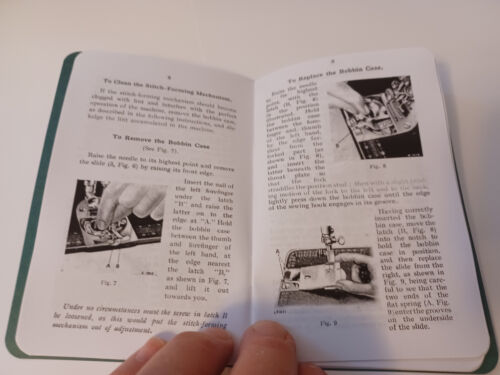 Singer 66 User Manual Reproduction (Rare No. 66 Version) Reproduction - Picture 7 of 14