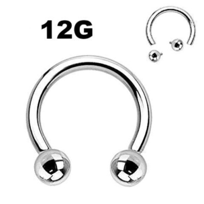 12G 12 GAUGE INTERNALLY THREADED STEEL HORSESHOES