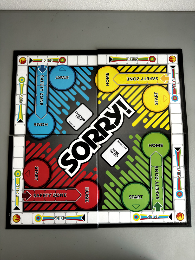 SORRY! Sorry BOARD GAME Sorry Game Board Player 2013 Hasbro Replacement Piece