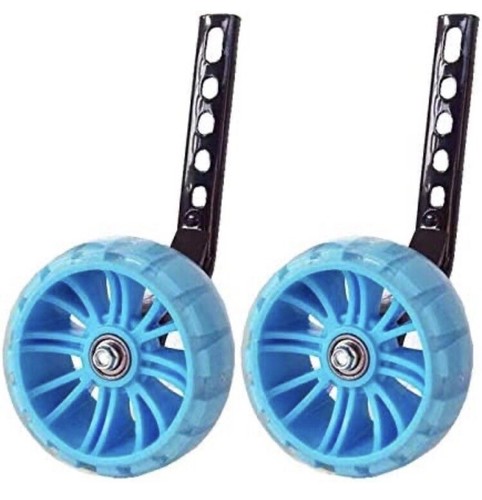 Huway Glowing Bike Training Wheels Bicycle Stabilizers Kit, Adjustable 12" - 20” - Picture 6 of 10
