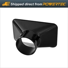 POWERTEC 2-1/2" Rectangular Nozzle Dust Collection for Shop Vac Fittings (70204)