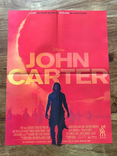 Vintage The Avengers John Carter Double Movie Film großes Poster Original - Bild 2 von 2