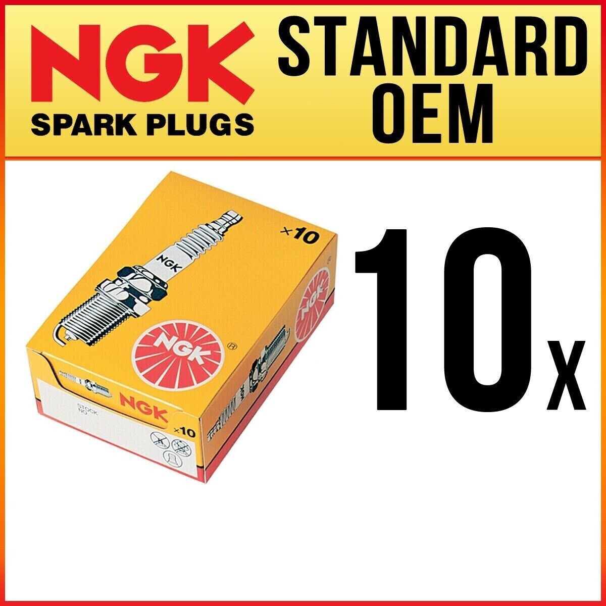 KIT 10 Candele MOTO SCOOTER accensione NGK CR8E Candela di accensione X MOTO