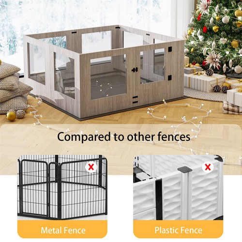Heavy Duty Whelping Box for Large Breed Dogs Puppy Playpen Waterproof Rustproof - Picture 29 of 42