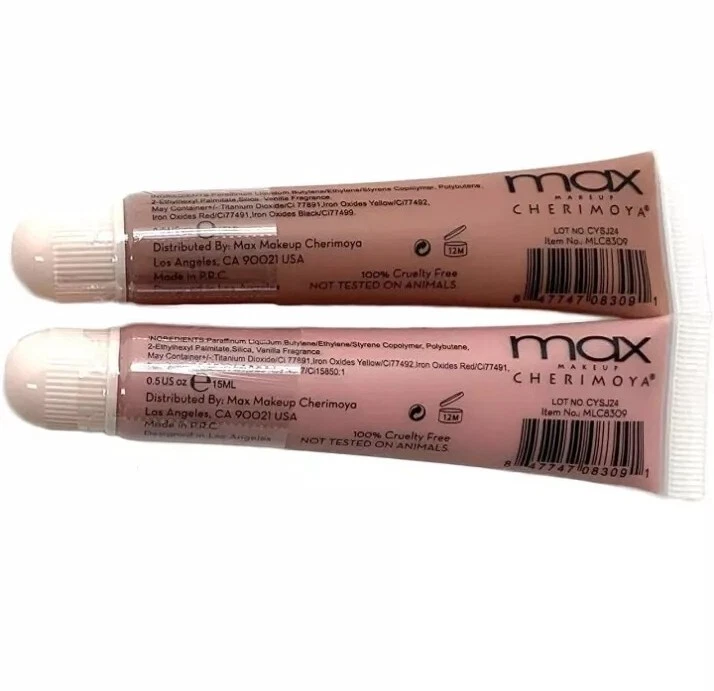 Cherimoya Max Brillo Labial Nude Set De 6 Colores Brillo Labial Cremoso De Larga Duración Foto 2 de 3