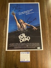 Sam Raimi & Joseph Loduca ‘The Evil Dead’ Signed Autograph 12x18 Photo ACOA