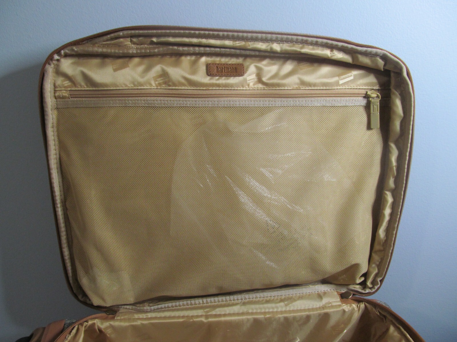 Hartmann Luggage Set. Tan Luxe Carry On, Check In, & Travel Valise, TSA