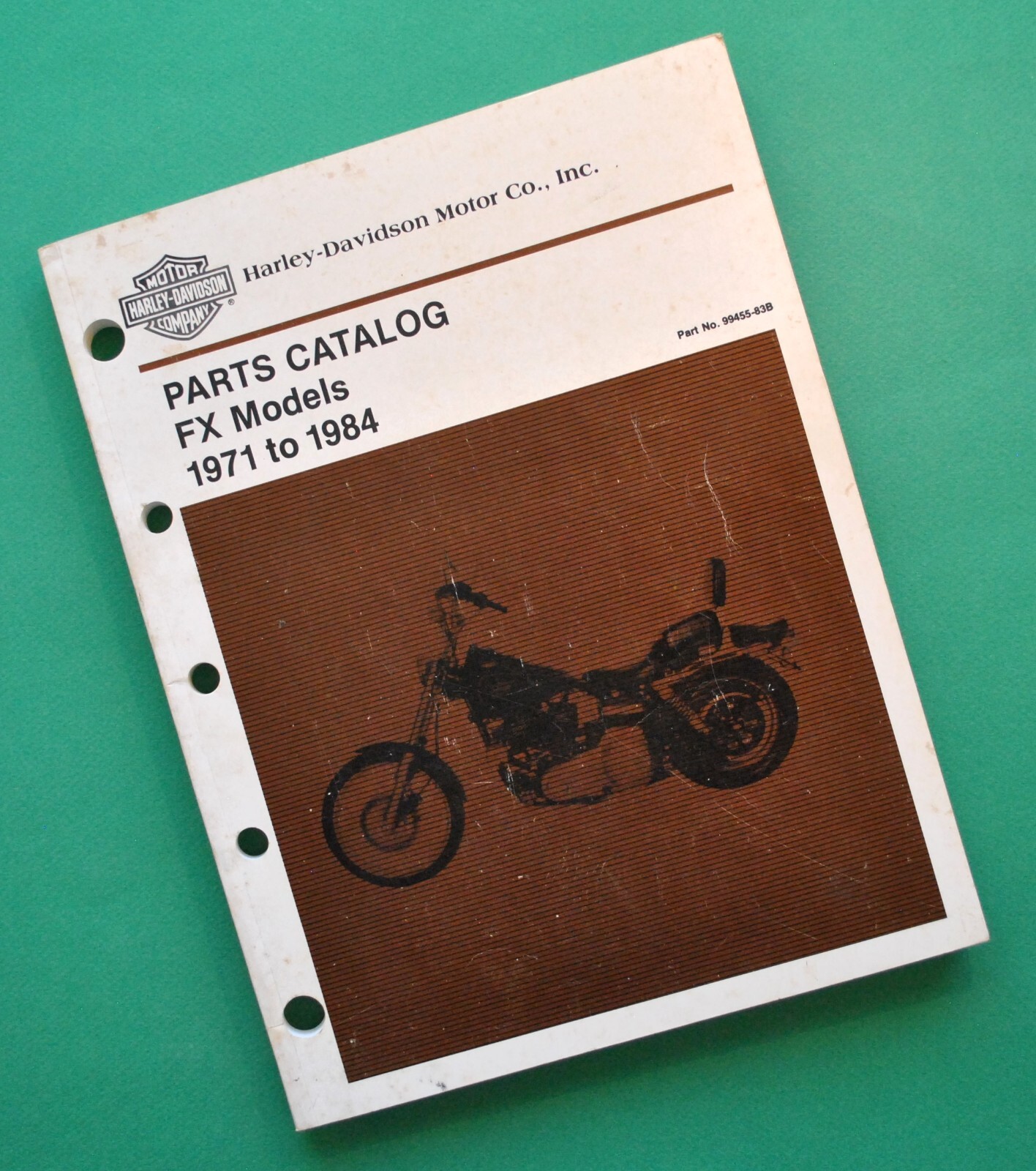 1971 1984 Harley Parts Catalog Manual Book Super Glide FX FXE FXS