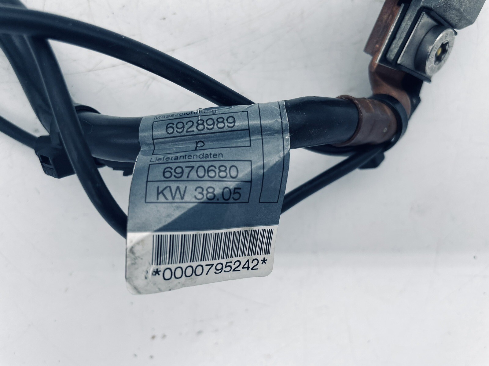 BMW IBS Genuine Negative Battery Cable E60 E90 61126970680 for 