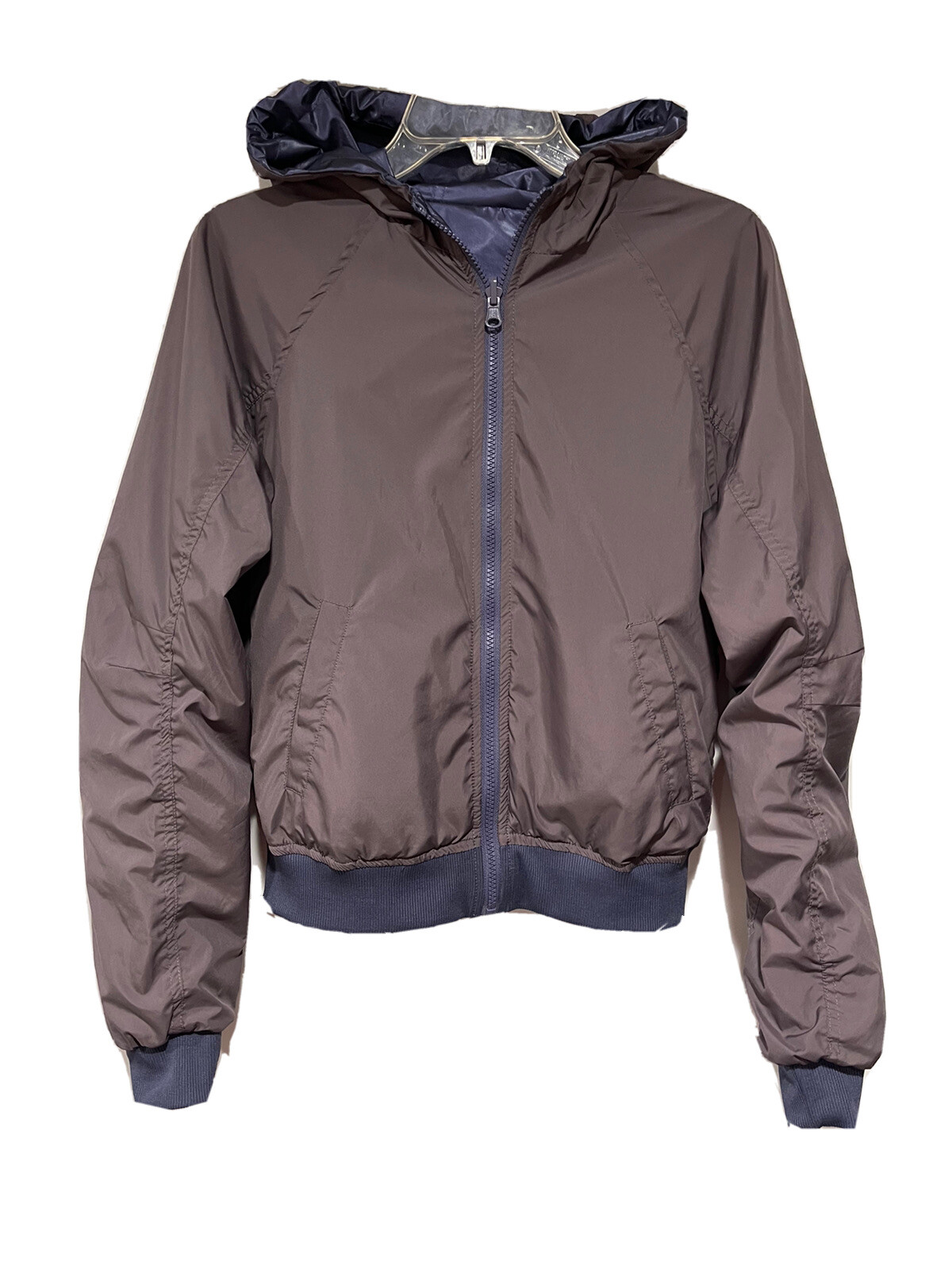 Fabletics Blue Amara Reversible Jacket W Hood Siz… - image 3