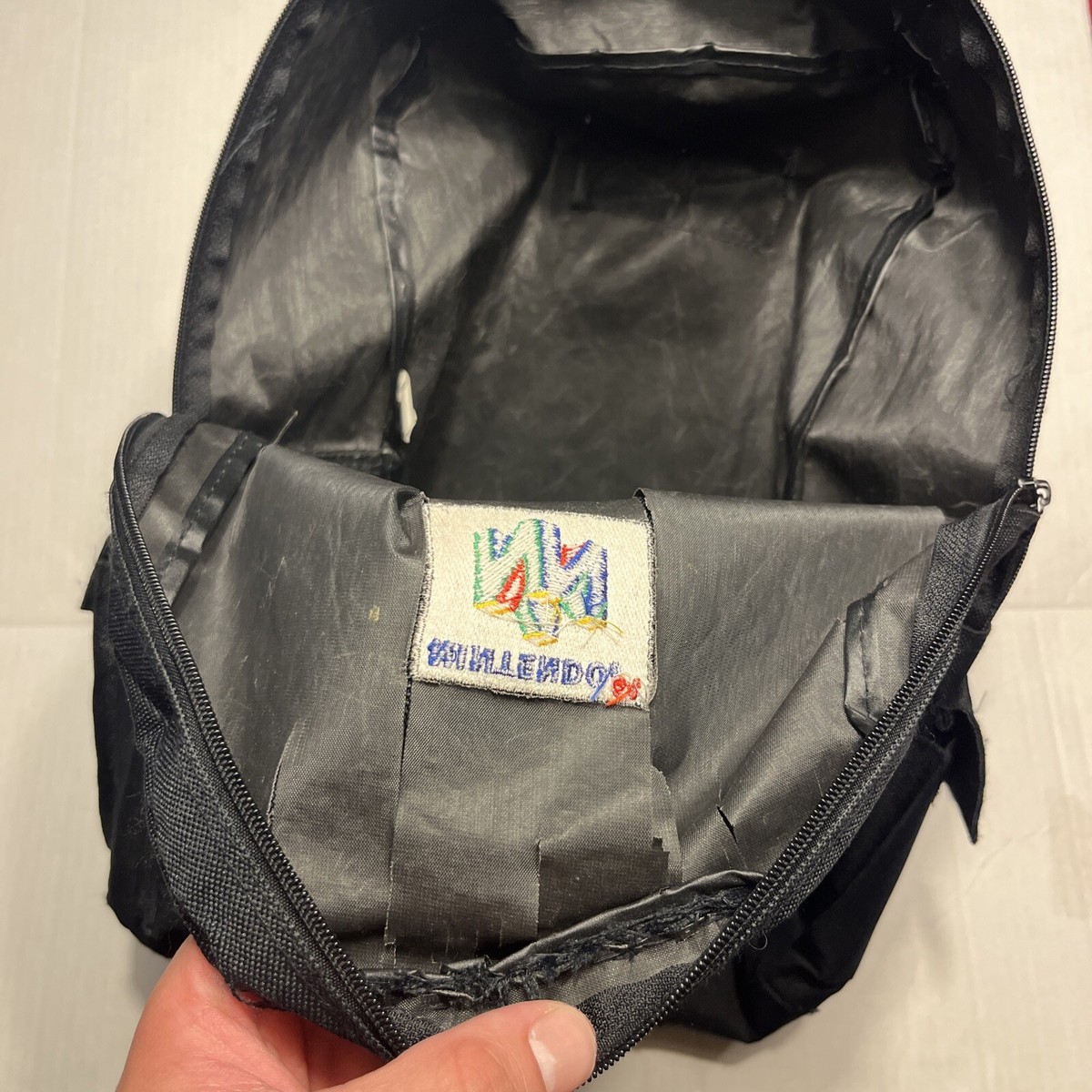 nintendo 64 backpack with vintage Nintendo 64 logo. Minor