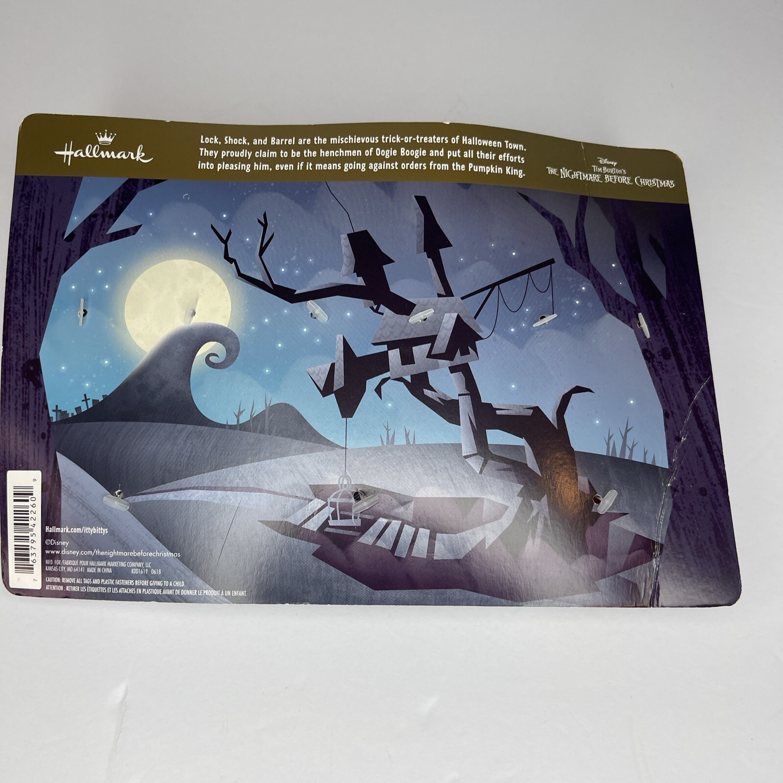 Hallmark Itty Bitty Nightmare Before Christmas Lock, Shock & Barrel eBay