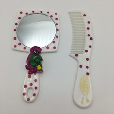 Barney And Baby Bop Hand Mirror Child s Comb