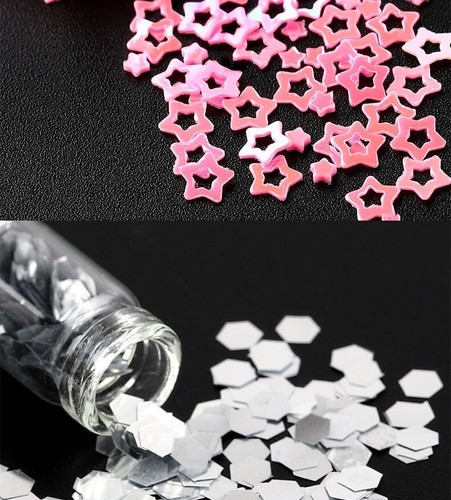 48Pcs Color Holographic Nail/ Makeup Sequins Glitter Flakes Confetti Art Decal - Picture 10 of 11