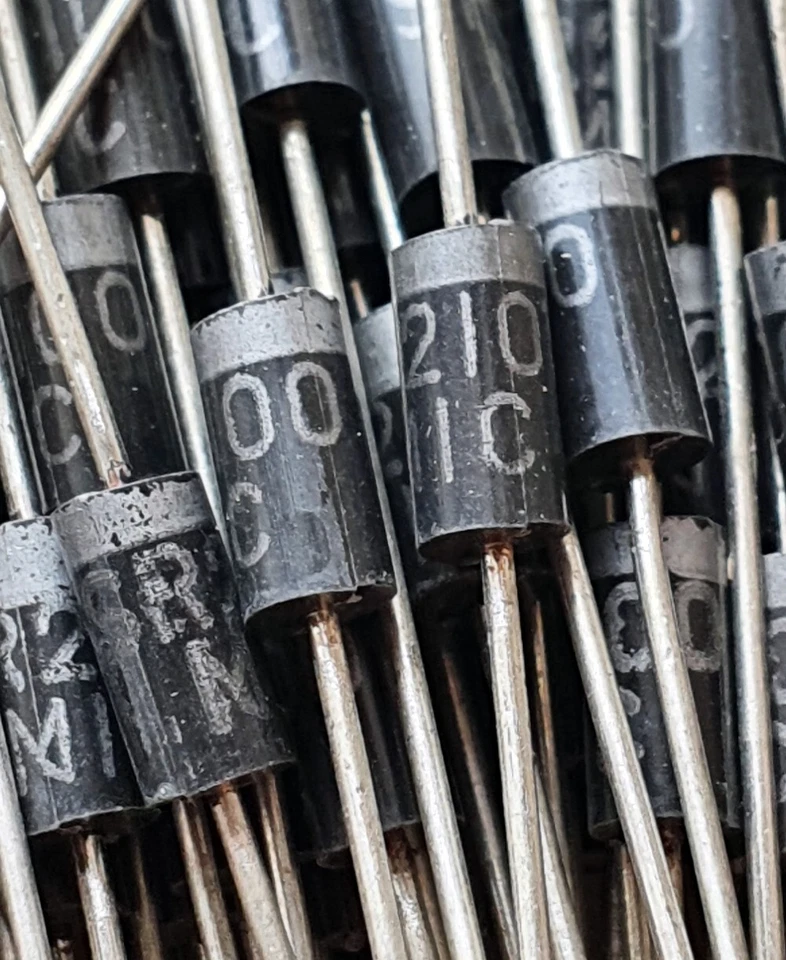 [4pcs] SR2100 2A 100V SCHOTTKY DIODE MIC Brand(SB2100 equiv + MBR2100)-ref:y272