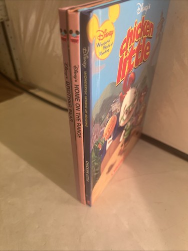 Walt Disney Scholastic Books Lot of 3 Chicken Little / Brother Bear And - Foto 13 di 13