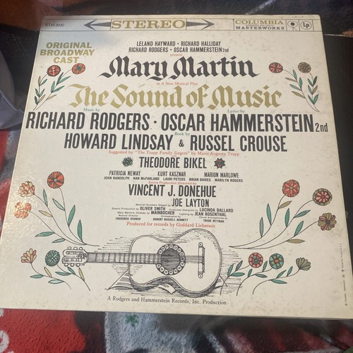 “The Sound of Music” Mary Martin - Original Broadway Cast Vinyl LP 1959 ...