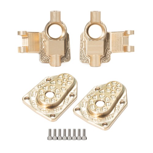 Front & Rear Axle Brass Portal Cover Steering Cups for 1/18 Axial UTB18 Capra RC - Picture 2 of 13