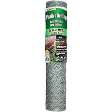 YARDGARD 308494B 2 X 150 Foot 2 Inch Mesh Poultry Netting, feet, Multicolor 0.31 per foot
