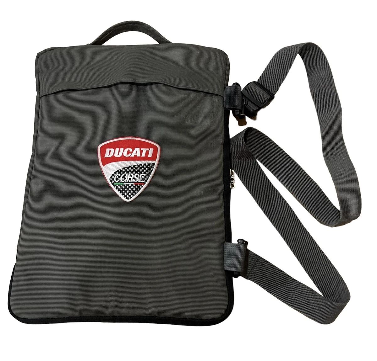 Ducati Corse Messenger Satchel Bag Gray by Pofoko 14