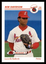 1991 Line Drive AAA #233 Bob Davidson Louisville Redbirds Baseball Card