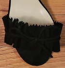 ALEXANDER WHITE Suede Stiletto Heels Sandals Shoes Black Size 38.5 ITALY 🇮🇹 — photo 4