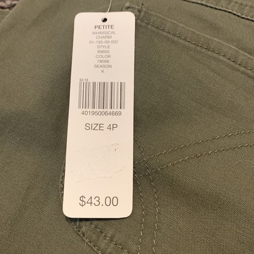 i.e. Entspannt neu mit Etikett Petite olivegrün Damenjeans Gr. 4P B11 - Bild 7 von 7