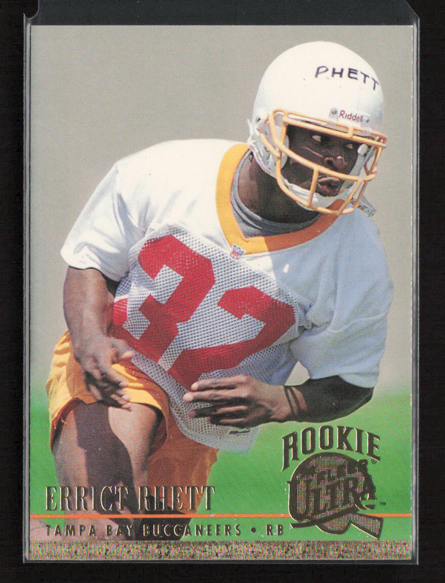 1994 Ultra #306 Errict Rhett Tampa Bay Buccaneers Rookie
