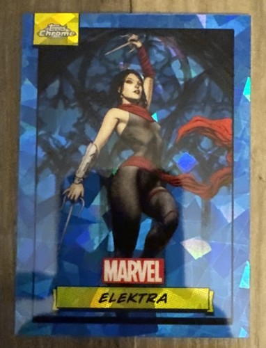 2024 Topps Marvel Chrome Marvel Sapphire Elektra #79