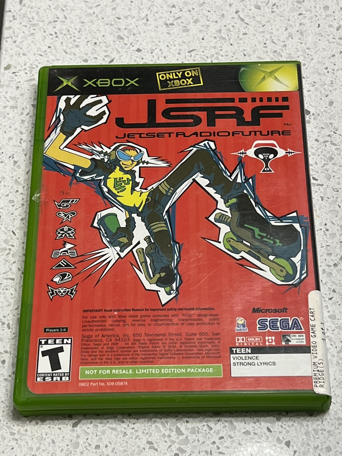 Sega GT 2002/ JSRF Jet Set Radio Future Combo Xbox 10086640083 eBay
