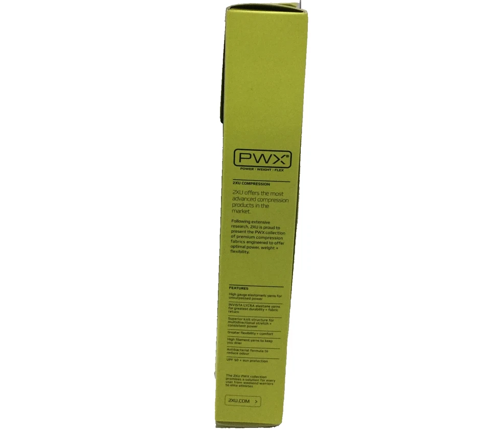 2XU Compression Tights Women's Mid-Rise Workout Pants, Black, Large, WA2864b - Image 2 of 4