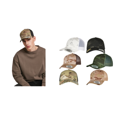 Flexfit Retro Trucker Multicam Cap • RAG Tailor's