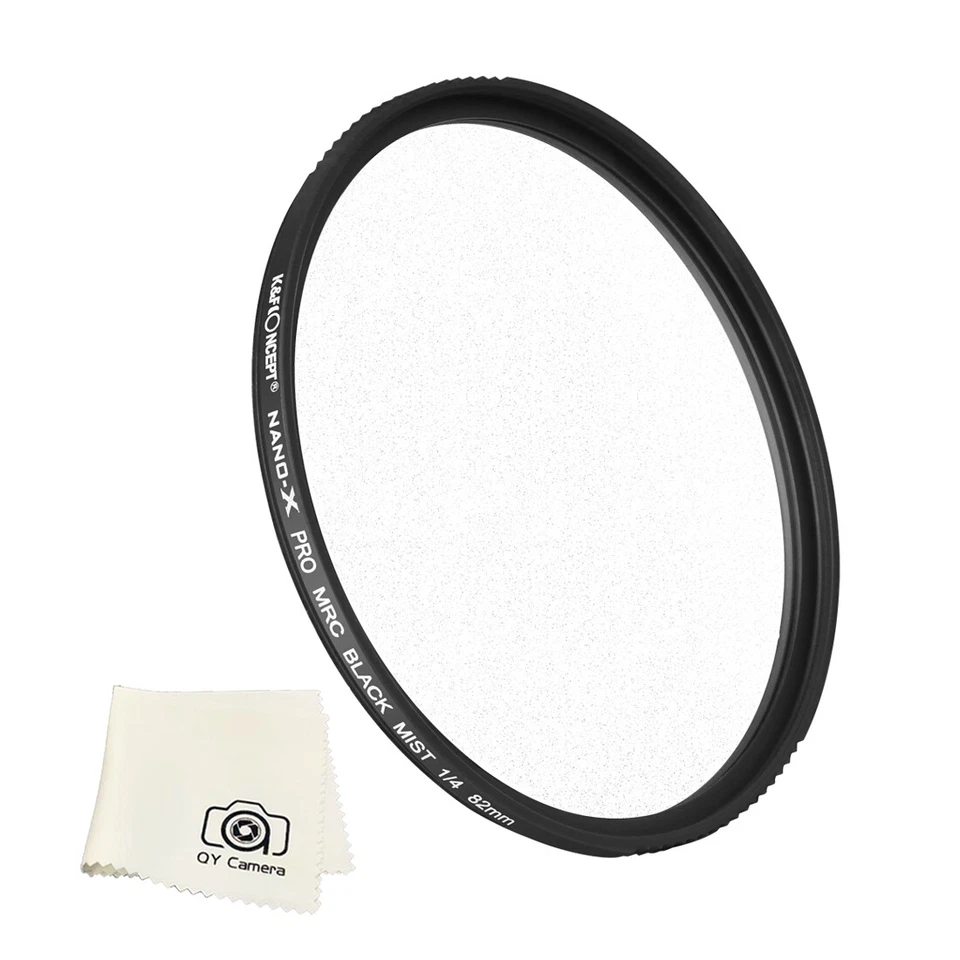 K&F Concept 77mm Diffusion Filter Ring Black Pro Mist 1/4 Filter Multi Coated  - Image 2 of 4