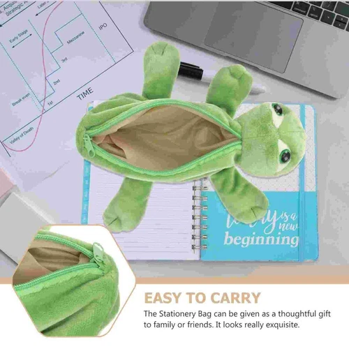 Forest Animal Pencil Bags Cute Plush Stationery Case Creative Storage Bag Gift - Picture 6 of 16