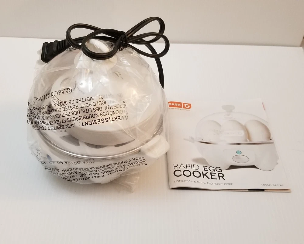 Dash Rapid Electric Egg Cooker for 6 Eggs – Hard Boil Poach Scramble