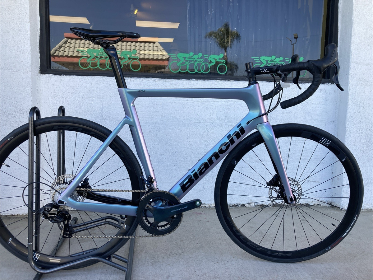 NEW Bianchi Aria carbon Chorus 12 Speed Disk 59cm retail $4700 | eBay