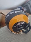 Fred Dryer Signed Los Angeles Rams Mini Helmet With 2 Safeties In A Game CAS COA