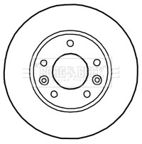 2x Brake Discs Pair Vented fits KIA SEDONA Mk2 2.5 Front 03 to 06 K5 274mm Set