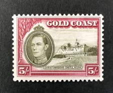 GOLD COAST 1938-1943 DEFINS SG131a MH CAT £16