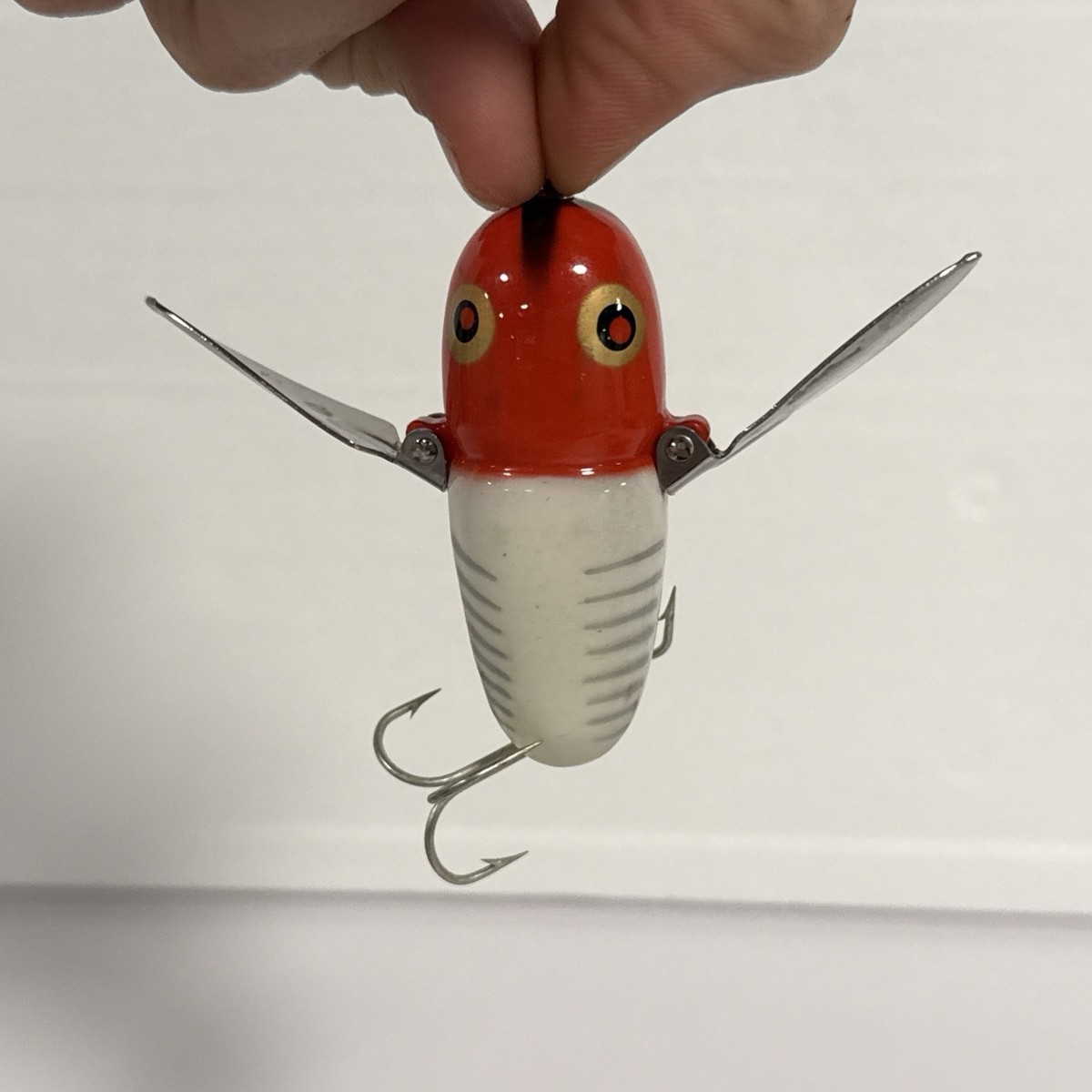 Vintage Heddon Crazy Crawler 9120 XRW With Box & Paper Fishing