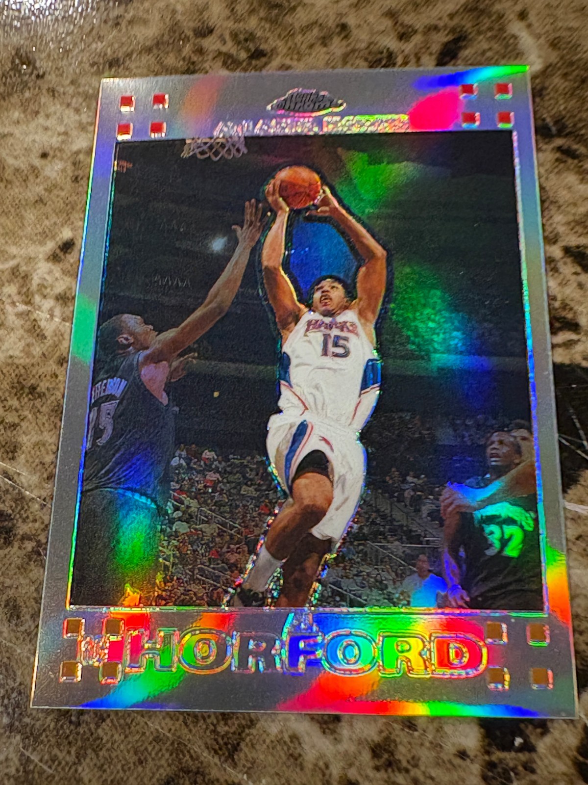 AL HORFORD 2007-08 Topps Chrome Refractor #160 Hawks Rookie /1499
