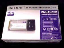Belkin F5D8013 N Wireless Notebook Card for Desktop Laptop WIFI Sealed in Box