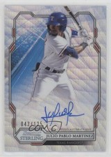 2019 Bowman Sterling Prospect Wave Refractor /125 Julio Pablo Martinez Auto 0m4f